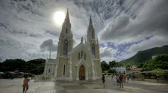 Time Lapse The Virgin Of El Valle Church La Isla Margaritha