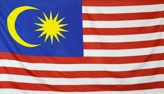 Malaysia Flag Real Fabric