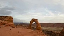4K Time lapse Delicate Arch Utah