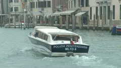 Policeboat On The Canale Grande