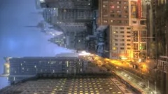 Timelapse Traffic At Sunrise On 8Th Ave