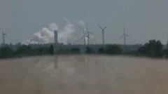 Power Plant And Wind Turbines