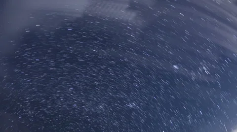 Time Lapse Zoom Out Night Sky Star Trails