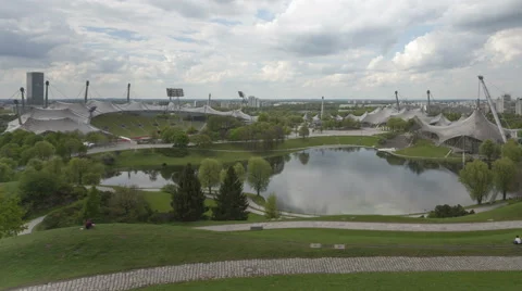 4K Time Lapse Olympic Stadium Munich