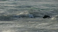 Slowmotion Ocean Waves Breaking
