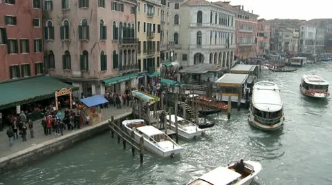 Boats On The Canale Grande