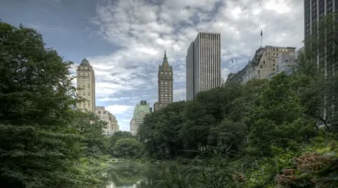 Hdr Timelapse Central Park With Skyline
