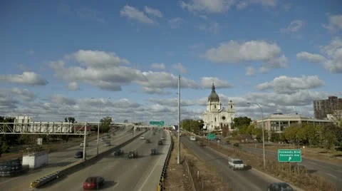 Timelapse Traffic On Highway I94