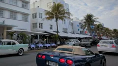 Miami Beach Ocean Drive timelapse
