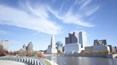 Time Lapse Columbus Skyline