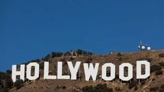 4K Time Lapse Hollywood Sign
