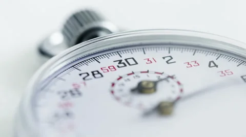4K Time Lapse Pan Shot Stopwatch