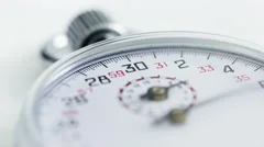 4K Time Lapse Pan Shot Stopwatch