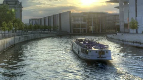 Hdr Timelapse Berlin Spree