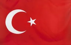 Turkey Flag Real Fabric