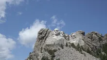 Time lapse zoom in Mt. Rushmore Presidents