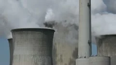 Power Plant With Huge Cooling Towers