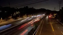 Highway Traffic at night