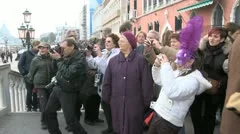 Four Colorful Ladies With Photographers