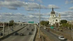 Timelapse Traffic On Highway I94