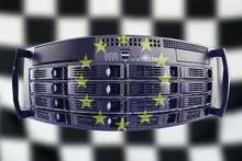 Server Concept Europe and Finish Flag