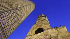 Time Lapse Rotation Kaiser Wilhem Memorial Church In Berlin