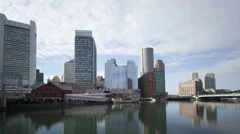 4K Time Lapse Boston Waterfront