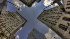 4K Time Lapse Hdr Cincinnati Skyscraper
