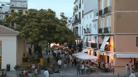 Street Scene Ibiza City