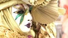 Golden masked couple