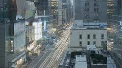 Timelapse Traffic At Sunset On 8Th Ave