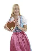 Woman With A Gingerbread Heart