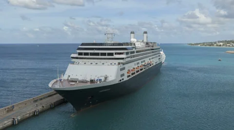 Timelapse Cruiseship In Harbor Bridgetown Barbados