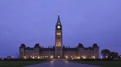 4K Time Lapse Parliament Canada