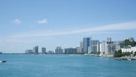 Miami Beach Skyscrapers With Ocean View