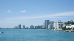 Miami Beach Skyscrapers With Ocean View