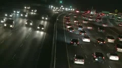 Highway Traffic At Night