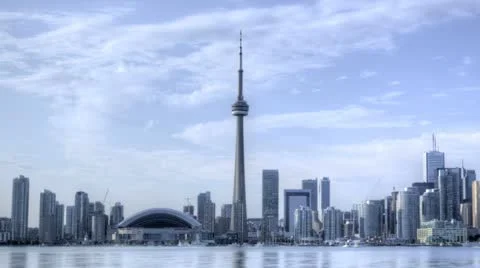 Timelapse Toronto Skyline Hdr