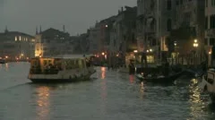 Vaporetti On The Canale Grande In Venice