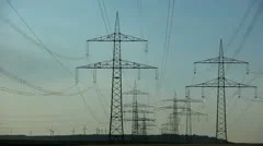 Wind Turbines And Power Lines
