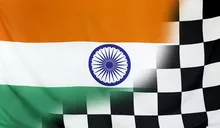 Winner Concept India and checkered goal flag