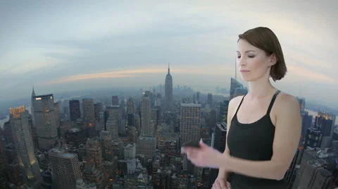 Woman Vanishes From Screen With Alpha Matte