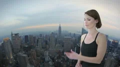 Woman Vanishes From Screen With Alpha Matte