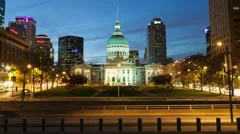 Time Lapse St. Louis Old Court House Close Up
