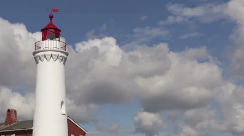 Time Lapse Lighthouse Close Up Zoom Out