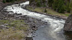 4K Time Lapse Rough Yellowstone River