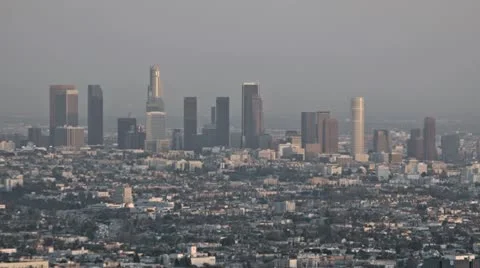 Los Angeles Skyline Sunset