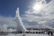 Iceland Geyser Strokkur Eruption