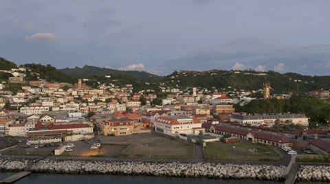 Timelapse Leaving Port St George Grenada At Sunset