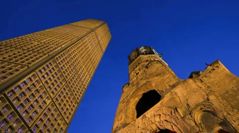 Timelapse Of The Emperor William Memorial Church In Berlin